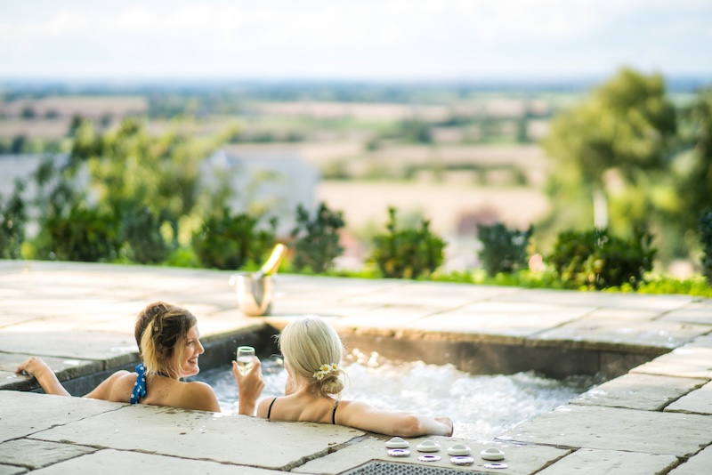 Spa with a view